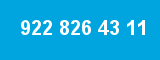 922 826 43 11 922 826 43 11